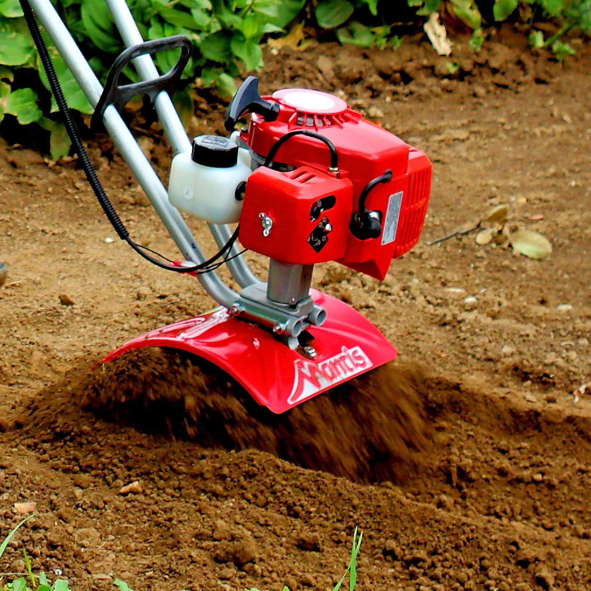 Mantis, 2-Cycle Tiller/Cultivator, Max. Working Width 9 in, Engine Displacement 21 cc, Model# 7920